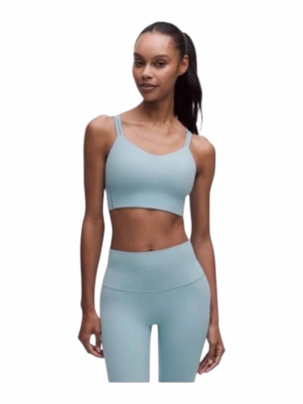 Lululemon Like a Cloud Longline Bra Seafoam Size 12 NWT B/C Cup - Picture 4 of 4